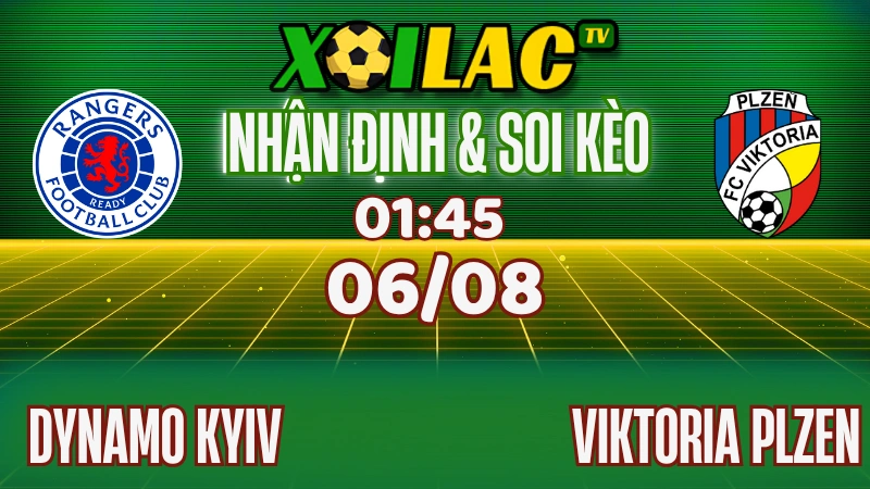 Glasgow Rangers vs Viktoria Plzen tại vòng loại Cúp C1 ngày 06/08/2025